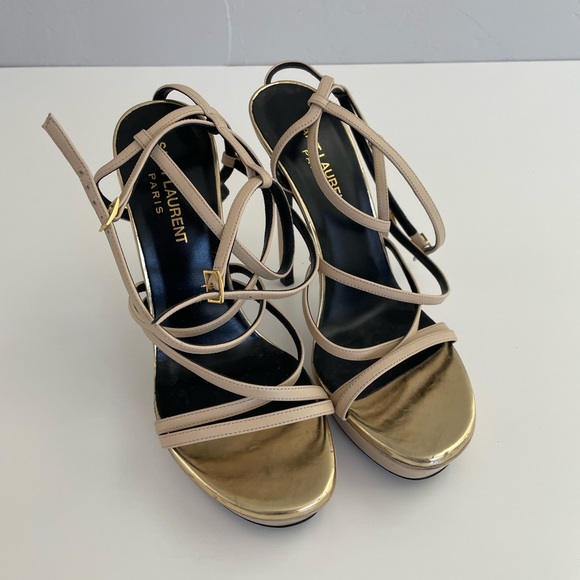 Auth SAINT LAURENT Leather Heels - Picture 2 of 10